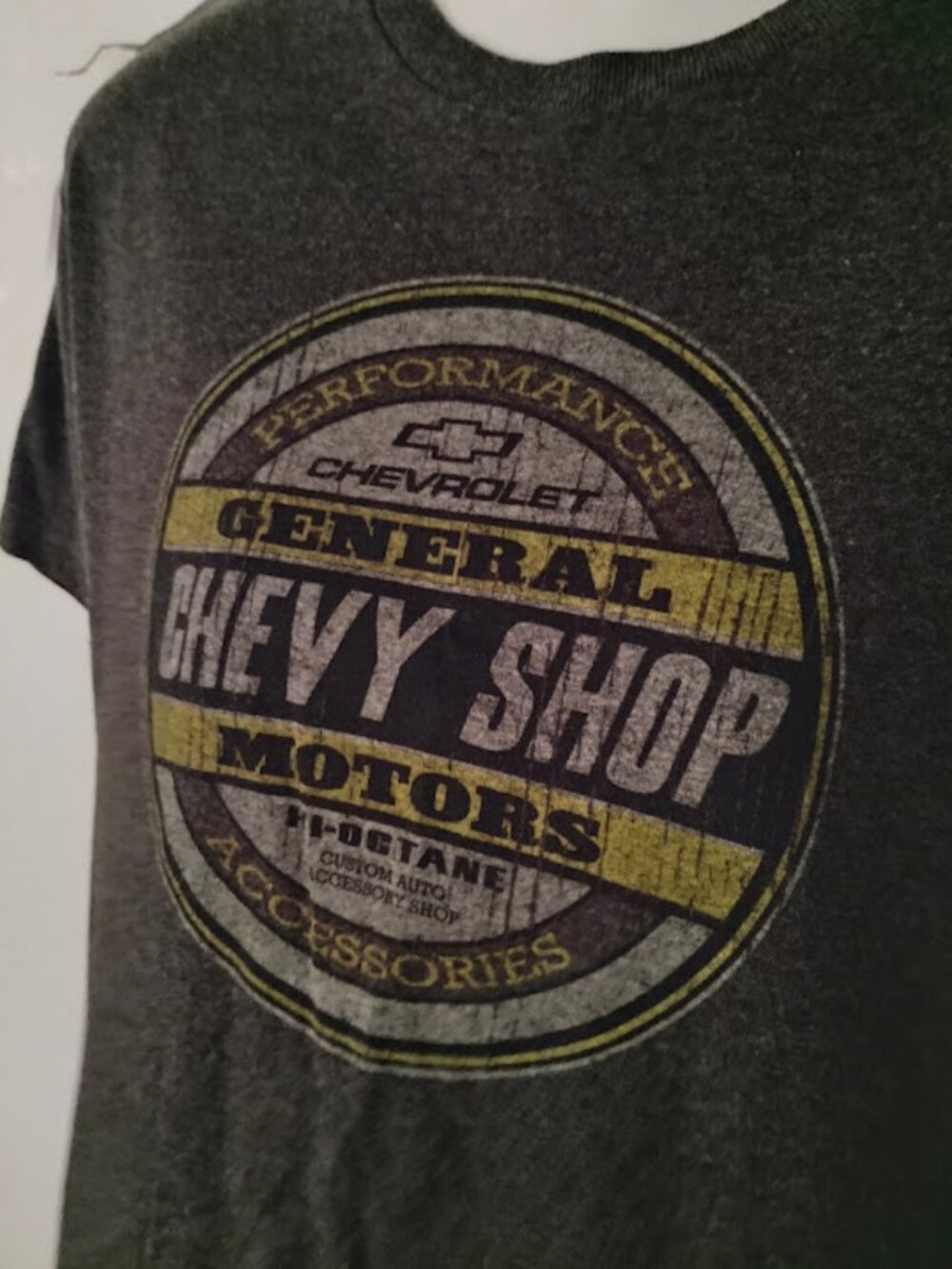Chevy Shop T-shirt size Medium GM Chevrolet General Motors Hi Octane Unisex